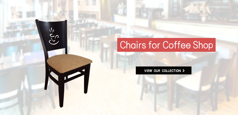 Cafeteria chairs for professional use from 15 € | Coffee shop wooden chairs
