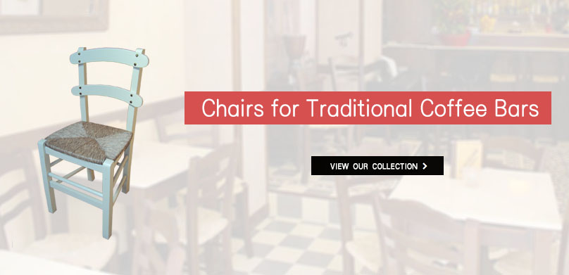 Traditional coffee shop chairs from 12 € | Traditional wooden chairs for professional use