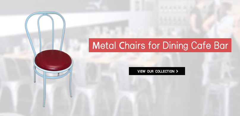 Professional metal chairs - tables for restaurant, tavern, cafe.
